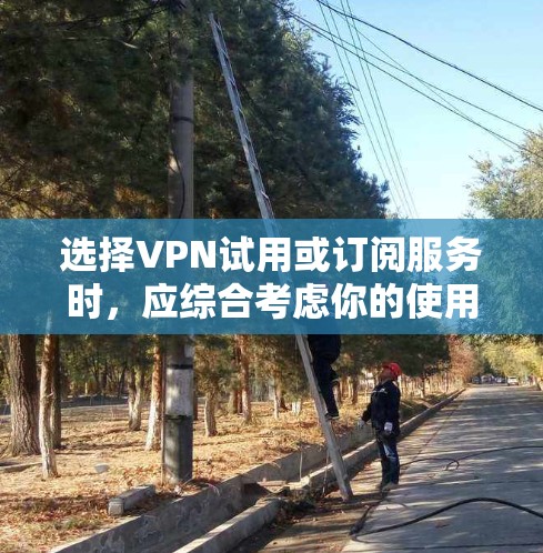 选择VPN试用或订阅服务时,应综合考虑你的使用场景、需求以及对服务的不同偏好。以下是详细的建议