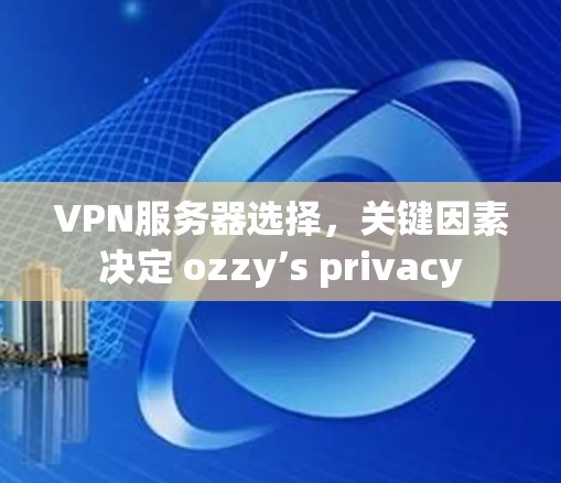 VPN服务器选择，关键因素决定 ozzy’s privacy
