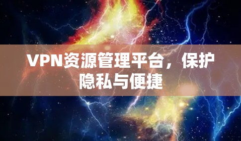 VPN资源管理平台,保护隐私与便捷
