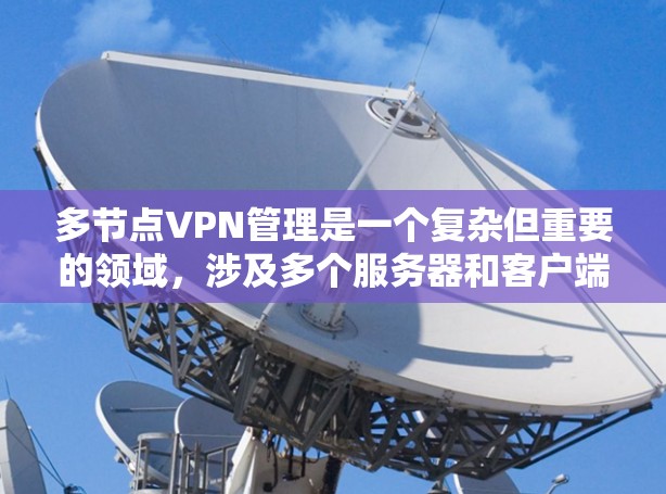 多节点VPN管理是一个复杂但重要的领域,涉及多个服务器和客户端的高效配置和管理。以下是逐步的解决方案