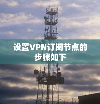 设置VPN订阅节点的步骤如下