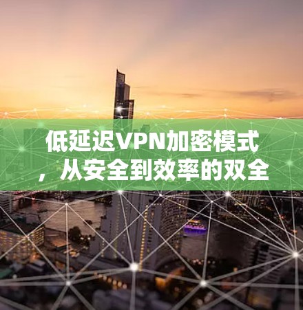 低延迟VPN加密模式,从安全到效率的双全击